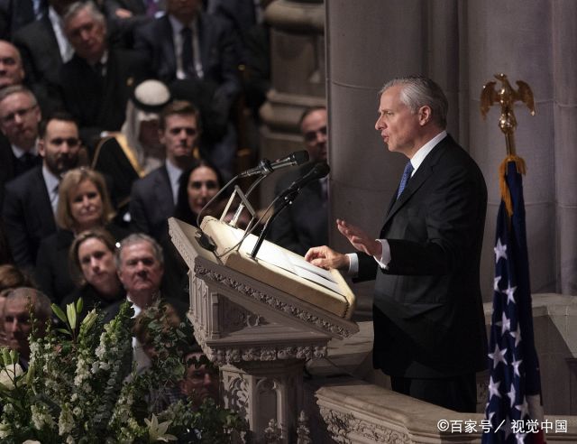 美国华盛顿,美国在华盛顿国家大教堂为已故前总统老布什举行国葬仪式